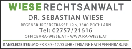 Print-Anzeige von: Wiese, Sebastian, Dr., Rechtsanwalt