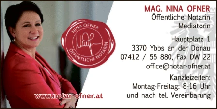 Print-Anzeige von: Ofner, Nina, Mag. Print-Anzeige von: Ofner, Nina, Mag.
