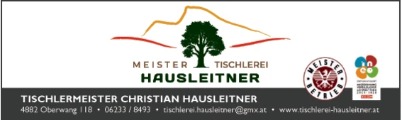 Print-Anzeige von: Meistertischlerei Hausleitner