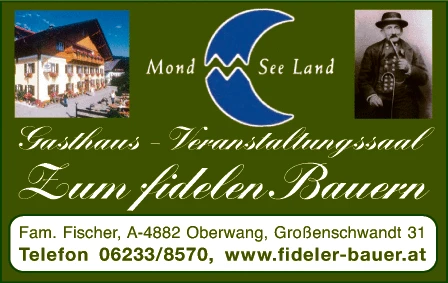 Print-Anzeige von: Gasthaus Zum fidelen Bauern