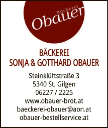 Print-Anzeige von: Obauer, Gotthard, Bäckerei