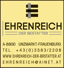 Print-Anzeige von: Ing. Josef Ehrenreich, Bestattung