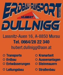 Print-Anzeige von: Dullnigg, Hubert, Erdbewegungen