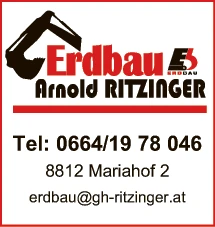 Print-Anzeige von: Ritzinger, Arnold, Erdbau