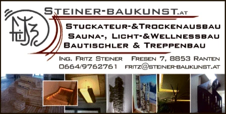 Print-Anzeige von: Steiner, Erich, Steiner Baukunst
