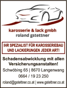Print-Anzeige von: Gstettner Roland Karosseriebau