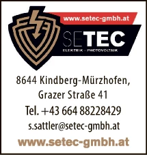 Print-Anzeige von: SETEC GmbH, Elektrotechnik