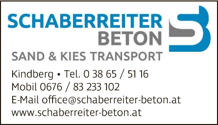 Print-Anzeige von: Schaberreiter GmbH, Transportbeton