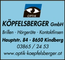 Print-Anzeige von: Optik Köpfelsberger GmbH