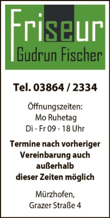 Print-Anzeige von: Fischer, Gudrun, Friseur