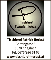 Print-Anzeige von: Herbst, Patrick, Tischlerei Print-Anzeige von: Herbst, Patrick, Tischlerei