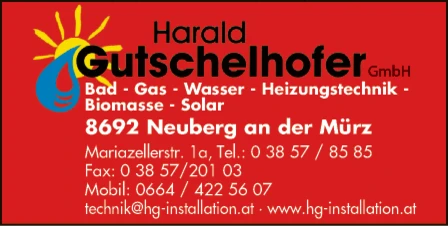 Print-Anzeige von: Gutschelhofer, Harald, Installationen