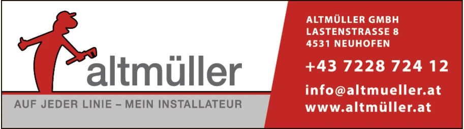 Print-Anzeige von: Altmüller GmbH Installateur