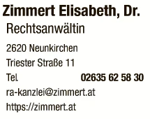 Print-Anzeige von: Zimmert, E., Dr.