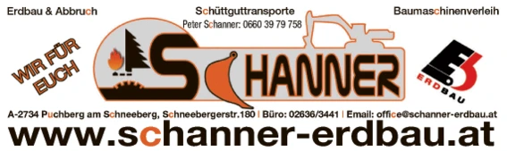Print-Anzeige von: Schanner, Franz, Erdbewegungen Print-Anzeige von: Schanner, Franz, Erdbewegungen