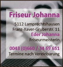Print-Anzeige von: Friseur Johanna