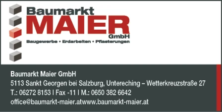 Print-Anzeige von: Baumarkt Maier GmbH, Baumarkt