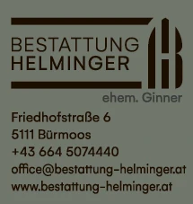 Print-Anzeige von: Bestattung Helminger GmbH