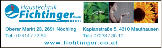 Print-Anzeige von: Haustechnik Fichtinger GmbH, Haustechnik