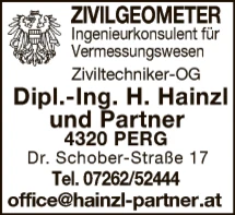 Print-Anzeige von: Hainzl, Hermann, Dipl.-Ing.