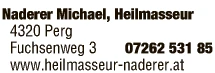Print-Anzeige von: Naderer Michael
