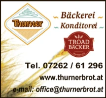 Print-Anzeige von: Thurner, Herbert, Bäckerei