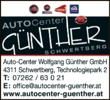 Print-Anzeige von: Günther Wolfgang Auto-Center GmbH, Kfz-Werkstätte
