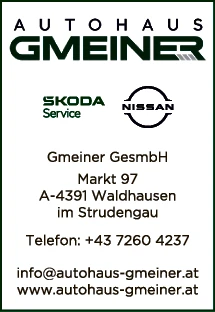 Print-Anzeige von: Autohaus Gmeiner GesmbH