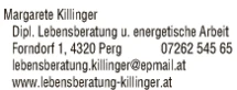Print-Anzeige von: Killinger, Margarete, Lebensberatung