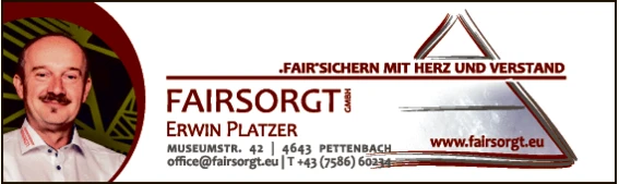 Print-Anzeige von: Platzer, Erwin, Versicherungsagentur