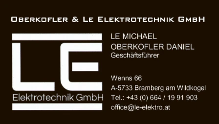Print-Anzeige von: LE Elektrotechnik GmbH