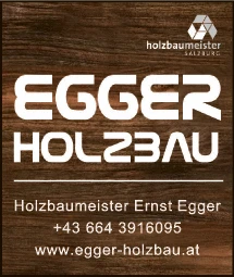 Print-Anzeige von: Egger, Ernst, Holzbau