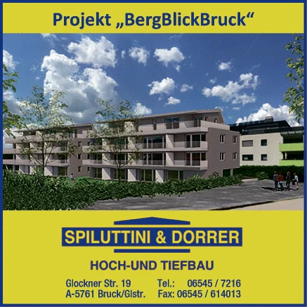 Print-Anzeige von: Spiluttini & Dorrer GmbH, Hoch- und Tiefbau