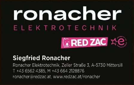 Print-Anzeige von: Ronacher, Siegfried, Elektrotechnik