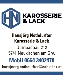 Print-Anzeige von: Nothdurfter Hans Jörg, Karosserie & Lack