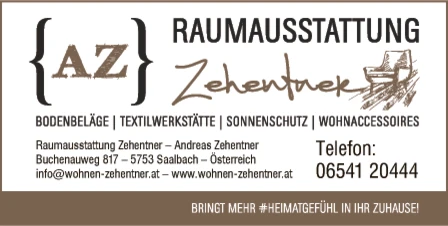 Print-Anzeige von: Raumausstattung Zehentner