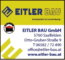 Print-Anzeige von: Eitler Bau GmbH, Bauunternehmen