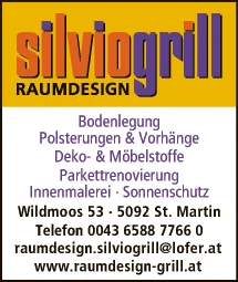 Print-Anzeige von: Grill Silvio Raumdesign
