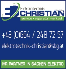 Print-Anzeige von: Elektrotechnik Christian e. U.
