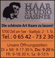 Print-Anzeige von: Gassner, Franz, Haarstudio