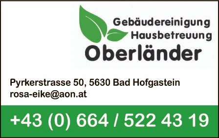 Print-Anzeige von: Eike + Rosa Oberländer, Gebäudereinigung Print-Anzeige von: Eike + Rosa Oberländer, Gebäudereinigung
