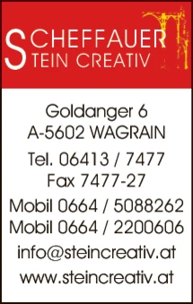 Print-Anzeige von: Scheffauer, Andreas, Steinmetz