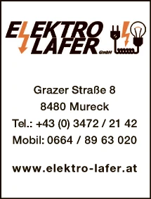 Print-Anzeige von: Elektro Lafer GmbH, Elektrotechnik