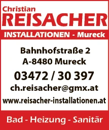 Print-Anzeige von: Installationen, Christian Reisacher