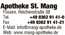 Print-Anzeige von: Apotheke St. Mang
