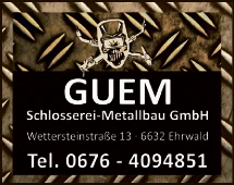Print-Anzeige von: Guem, Alexander, Schlosserei-Metallbau