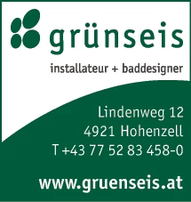 Print-Anzeige von: Grünseis Gebäudetechnik e.U.