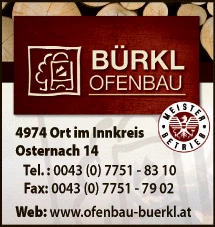 Print-Anzeige von: Bürkl, Franz, Hafnermeister