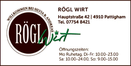 Print-Anzeige von: Rögl Wirt Print-Anzeige von: Rögl Wirt