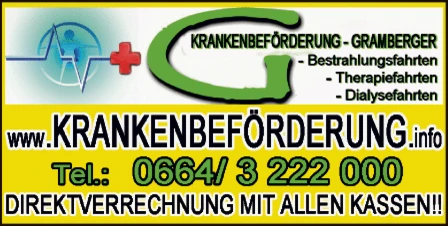 Print-Anzeige von: Krankenbeförderung Gramberger